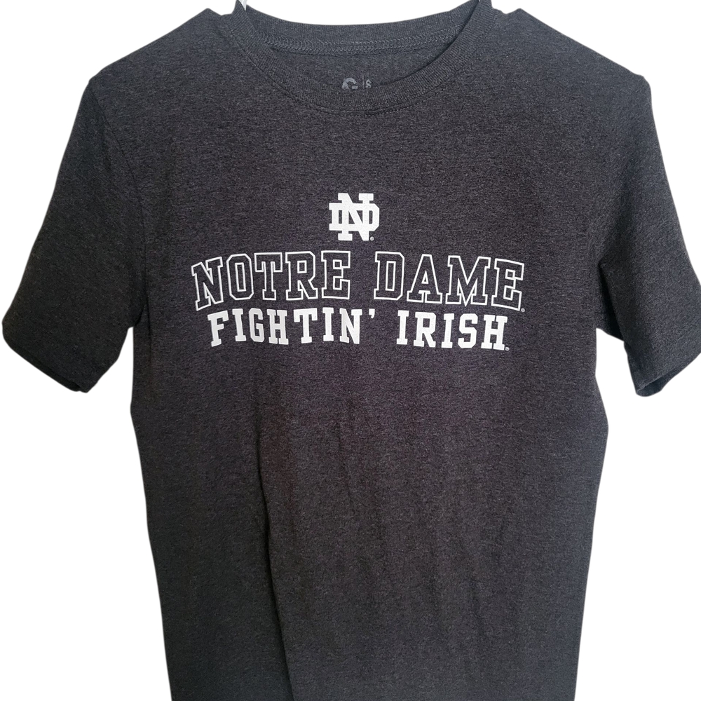 Ladies Notre Dame Fightin' Irish Gray T-Shirt Size Small